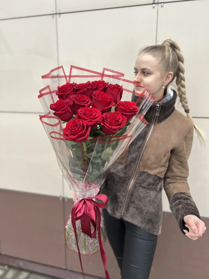 Букет | 11 роз в упаковке