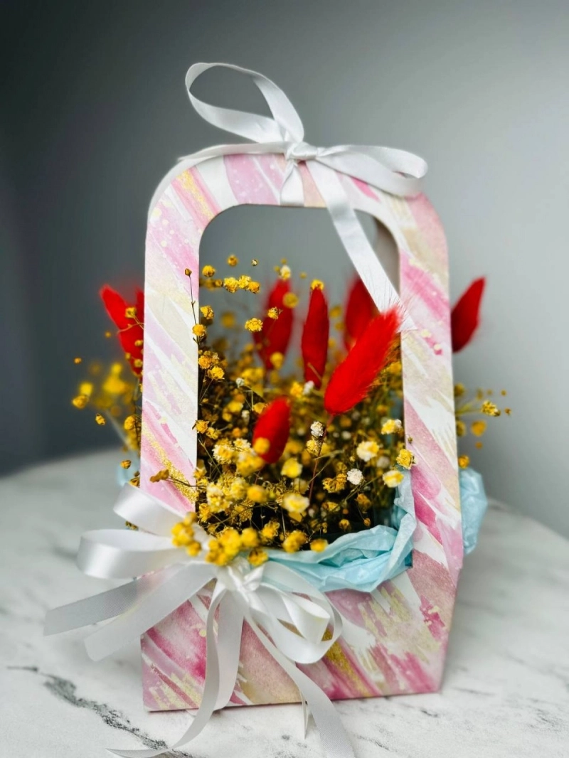 Композиция из сухоцветов | Трепет трав