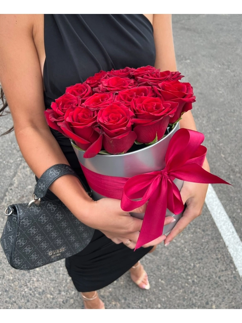 Композиция в коробке | Шляпная коробка