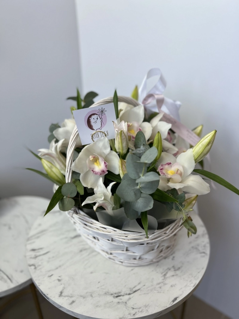 Композиция в корзине | Жемчужина красоты