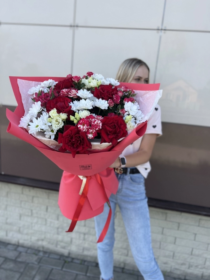 Букет | Красный всплеск