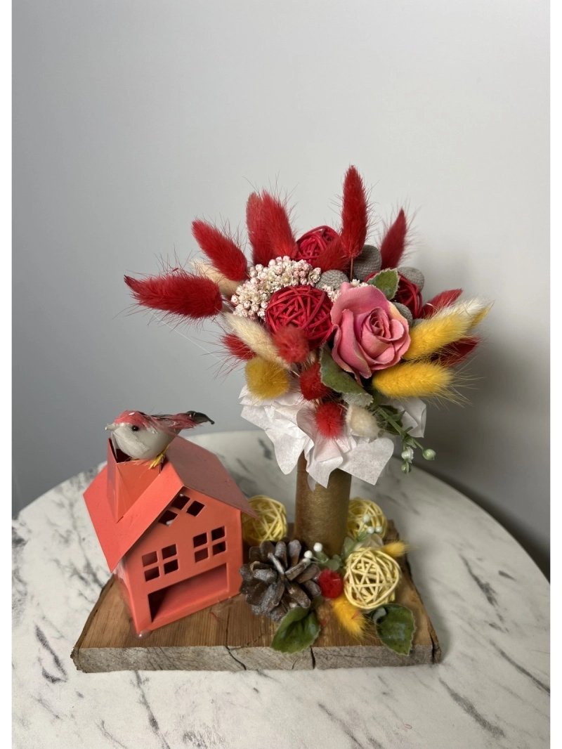 Композиция из сухоцветов | Ветер в поле