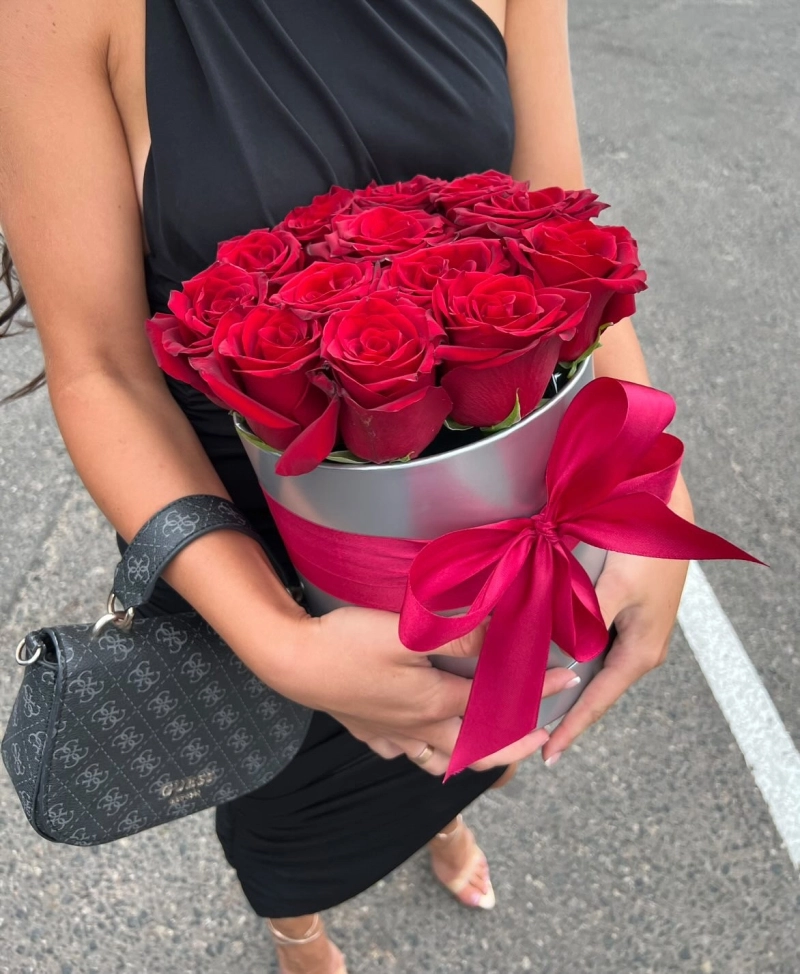 Композиция в коробке | Шляпная коробка