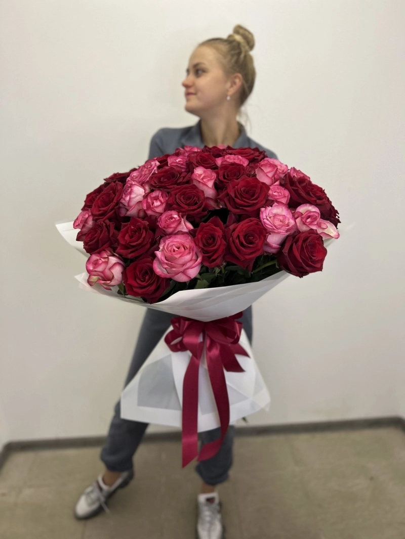 Букет | Эффектная 51 роза