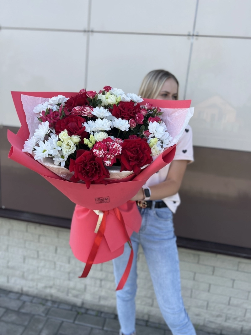 Букет | Красный всплеск