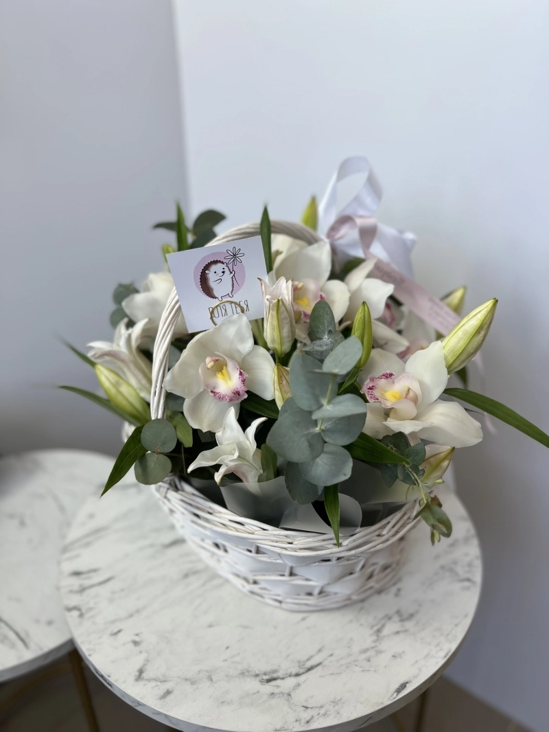 Композиция в корзине | Жемчужина красоты