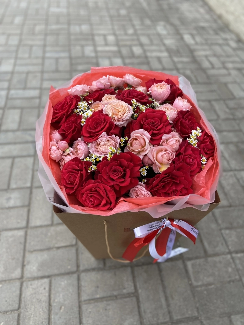 Букет | Розы в сумке