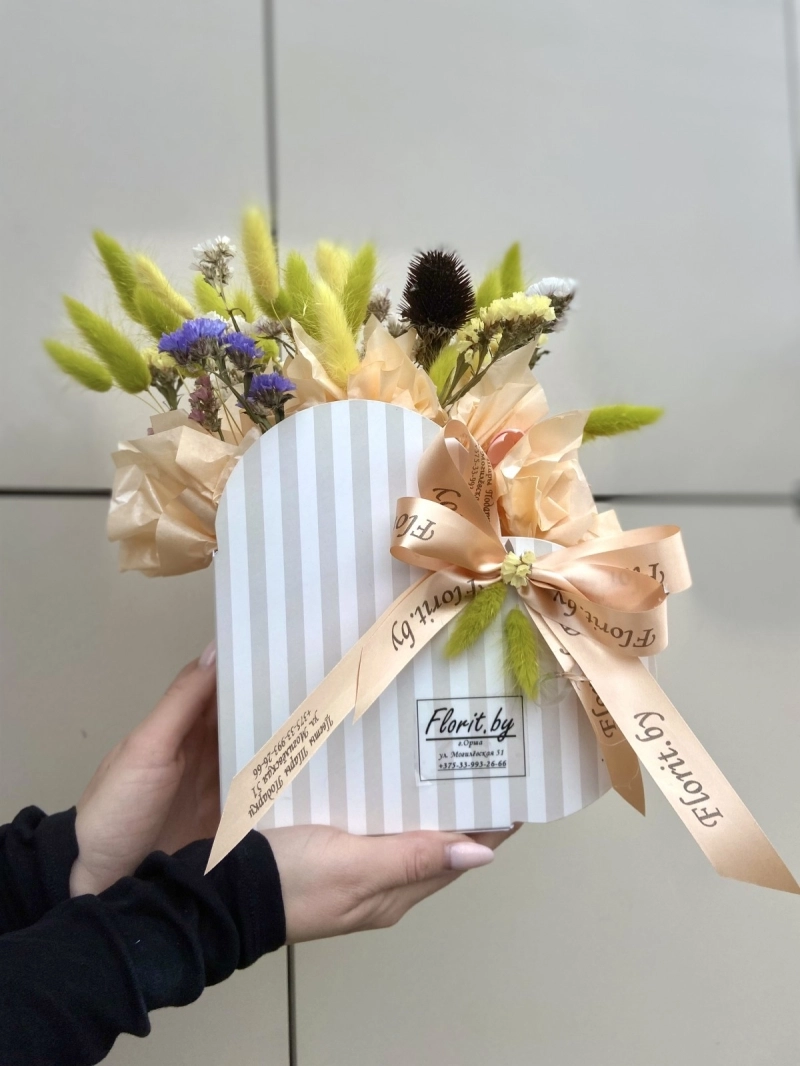 Композиция из сухоцветов |Сердце