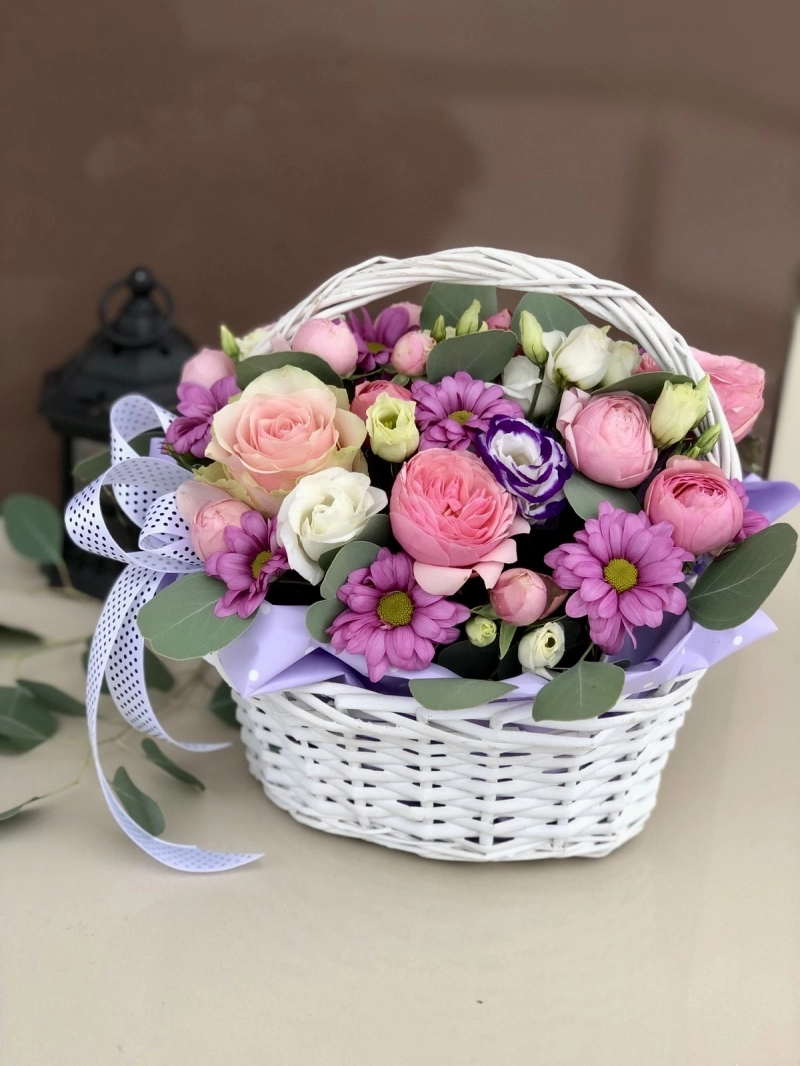 Композиция в корзине | Воздушное мгновение