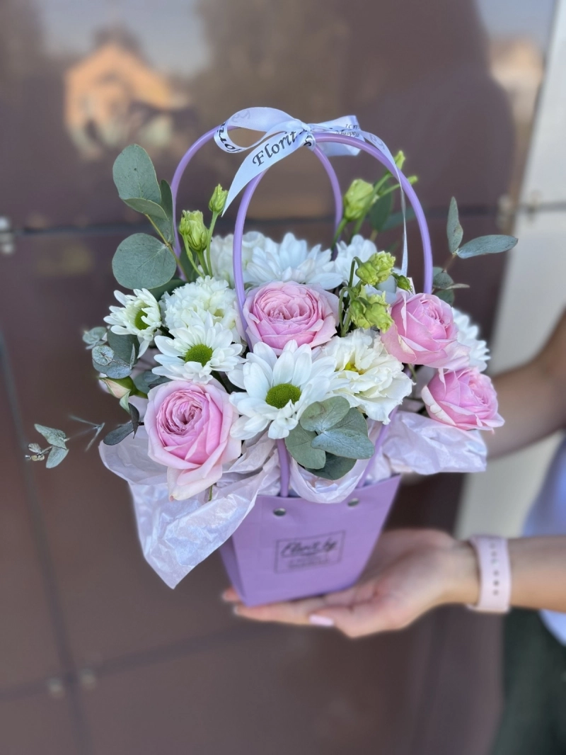 Композиция в корзине | Цветочный вальс